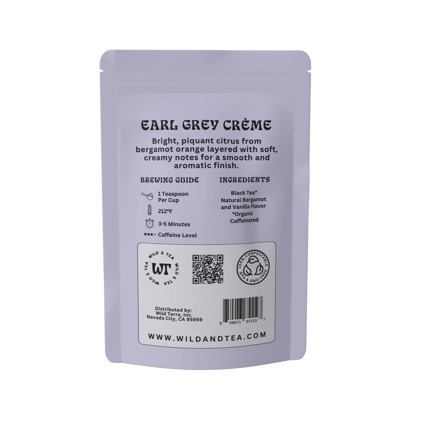 Wild & Tea Earl Grey Creme Black Tea
