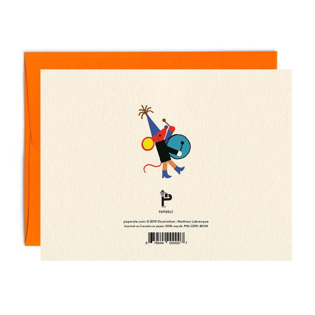 ‘Boom’ Greeting Card