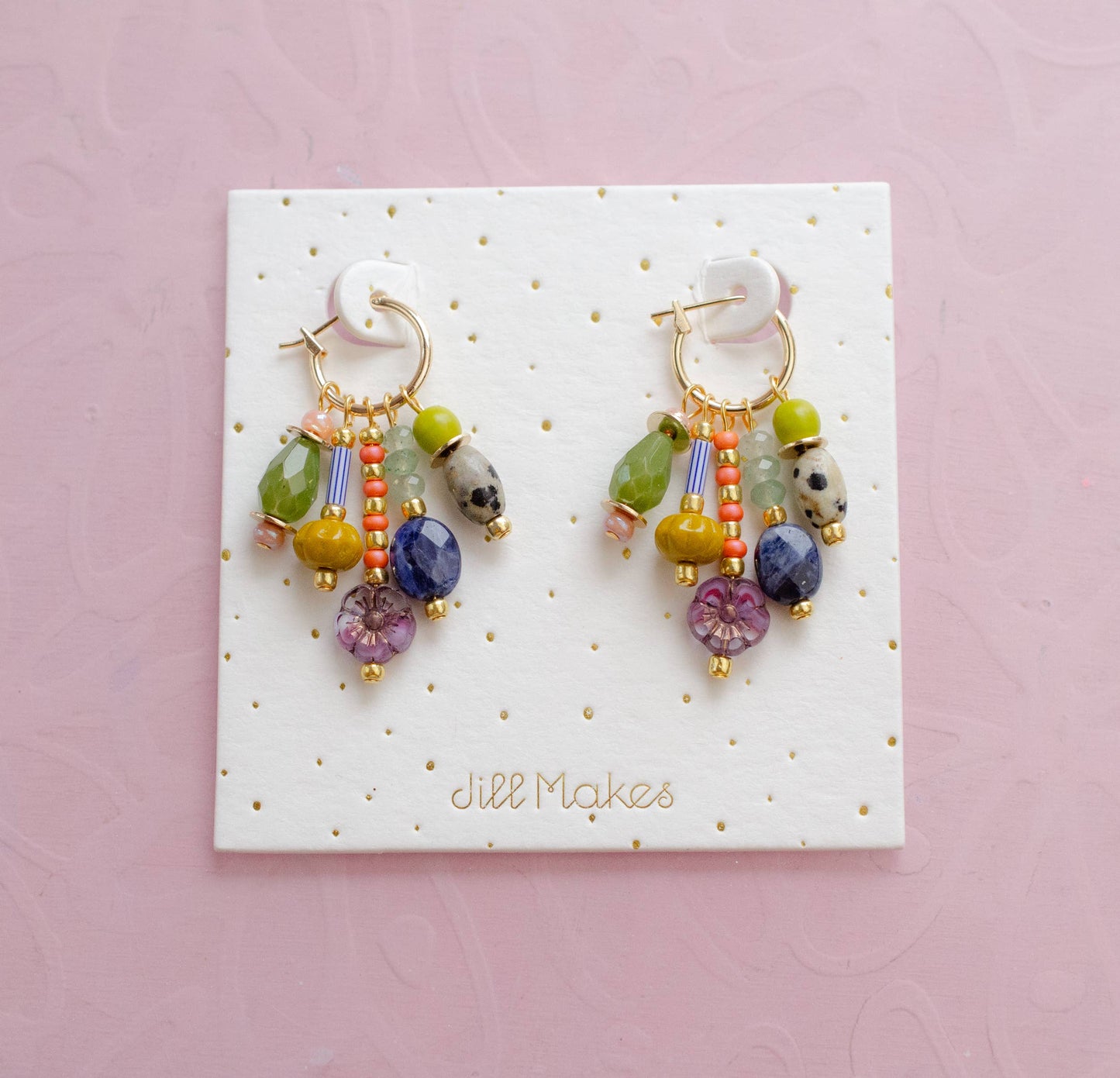Jill Makes - Charm Dangle Earrings - Quinn