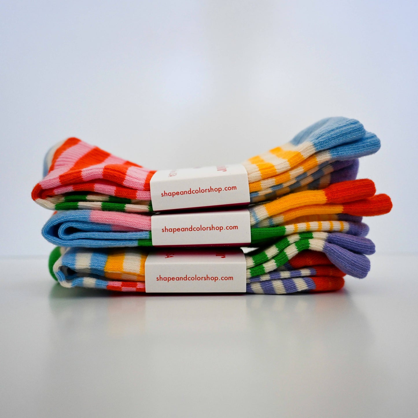 Shape & Color - The Sunset Crew Sock