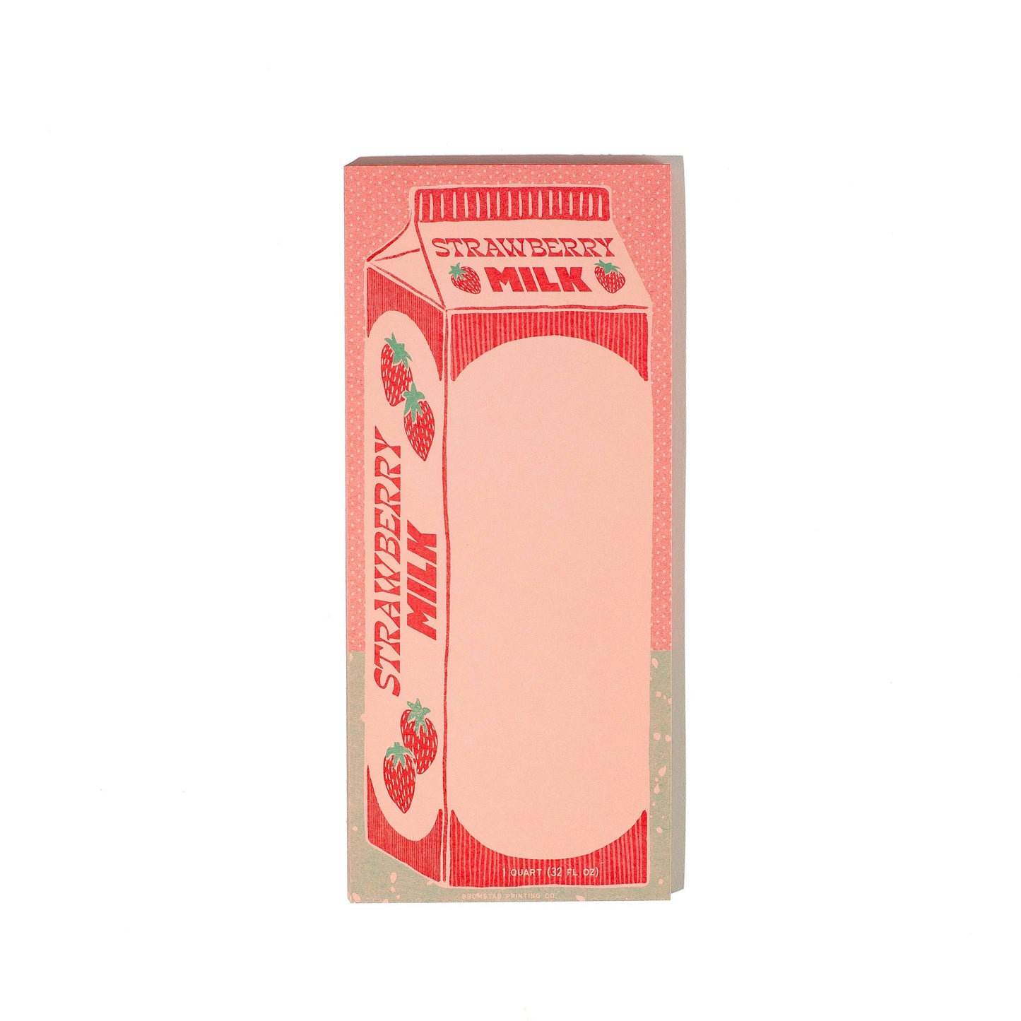 Strawberry Milk - Risograph Notepad