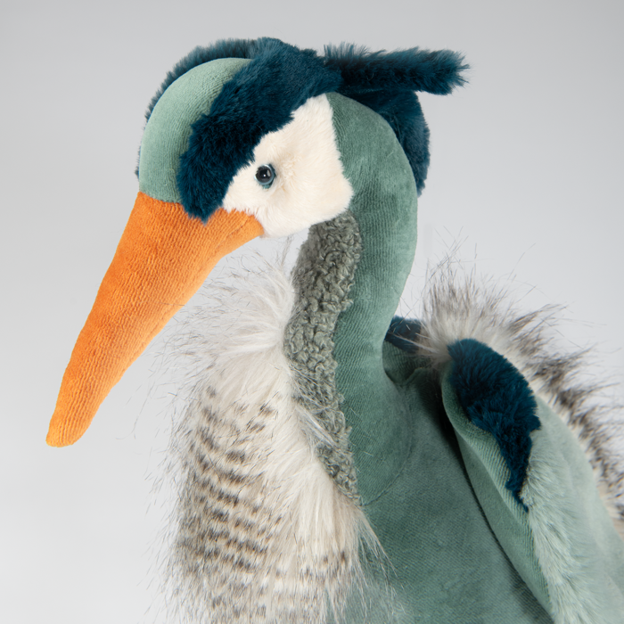 Heron plush toy