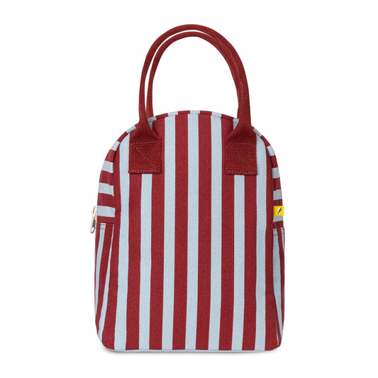 Fluf - Zipper Lunch - Awning Stripe Chili Pepper
