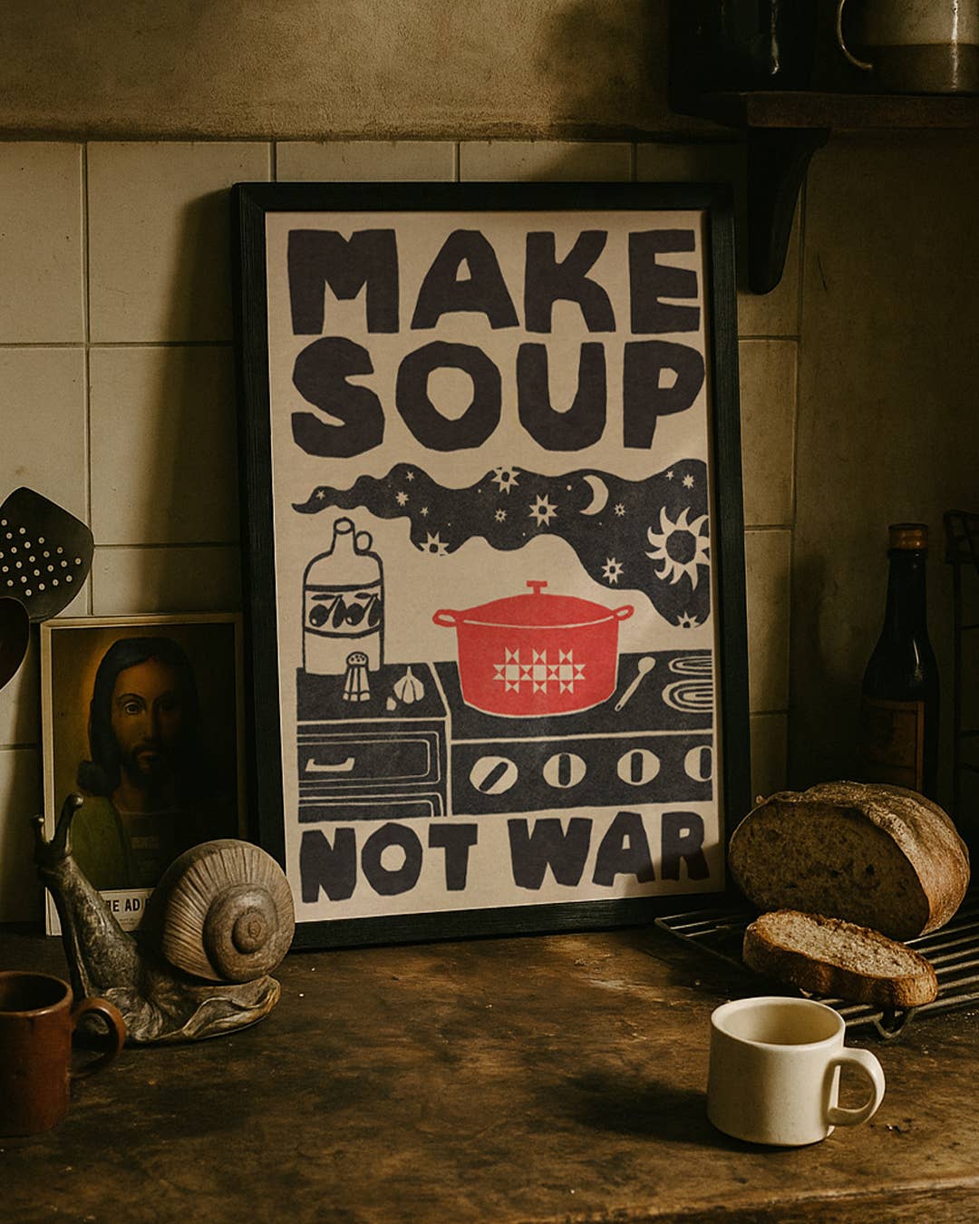 Anisa Makhoul - Art Print - Make Soup Not War