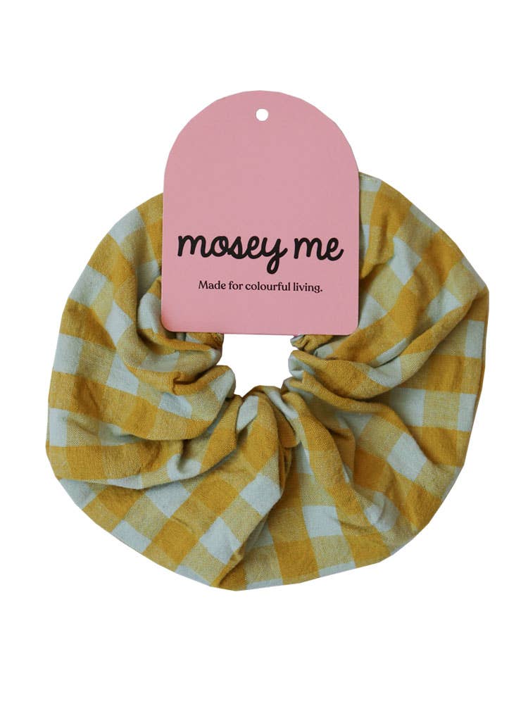 Citrus Seersucker Scrunchie - Mosey Me