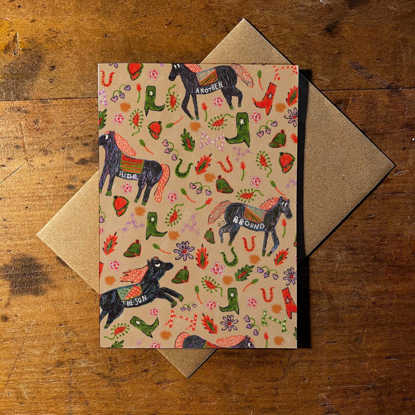 ‘Another Year Round The Sun’ Greeting Card