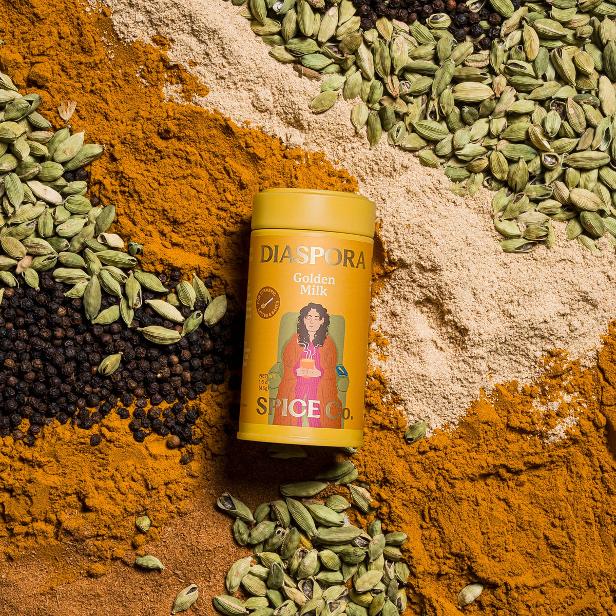 Diaspora Spice Co. - Golden Milk (Spice Blend) - For Turmeric Lattes & Baking