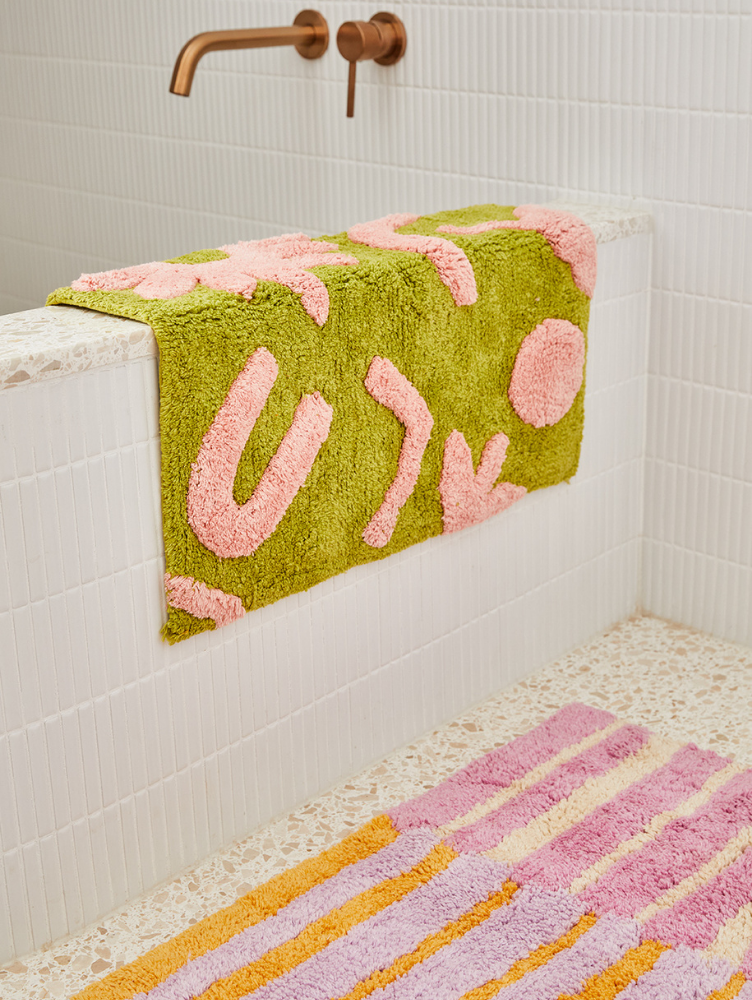 Floral Dreams Bath Mat - Mosey Me