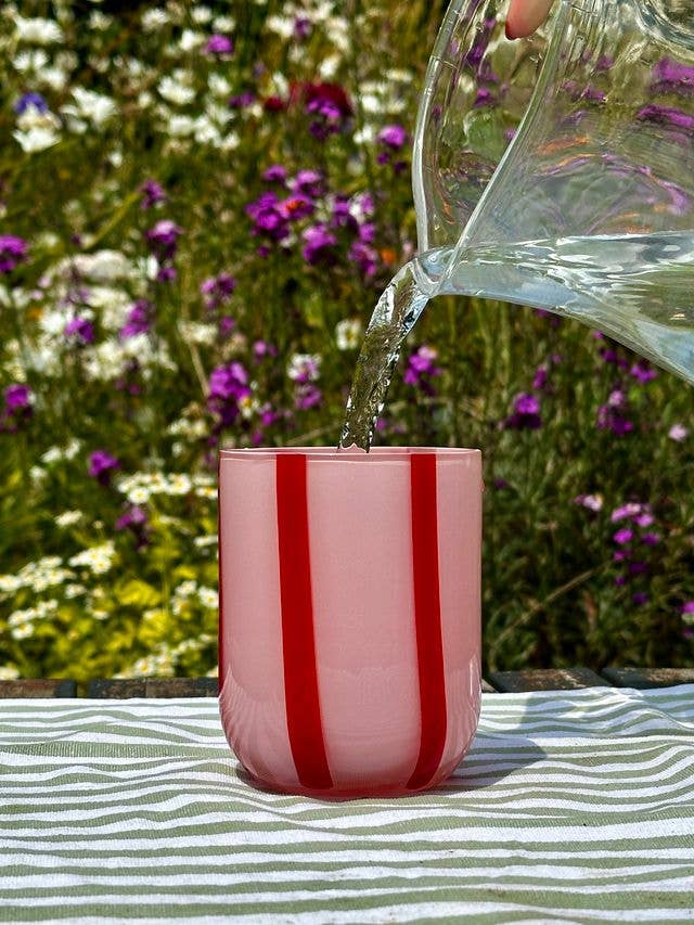 MÆGEN Atina Glassware - Pink & Red