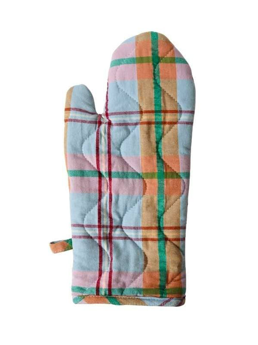 Confetti Plaid Oven Mitt - Mosey Me