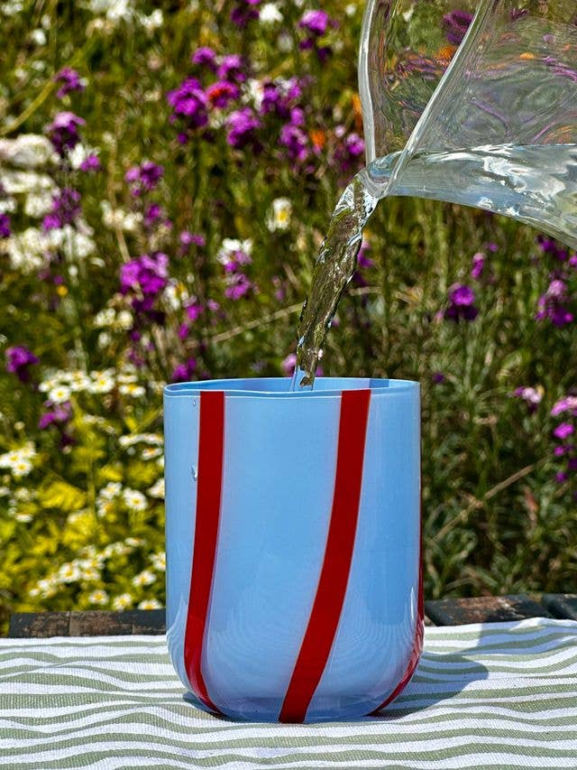 MÆGEN Atina Glassware - Blue & Red
