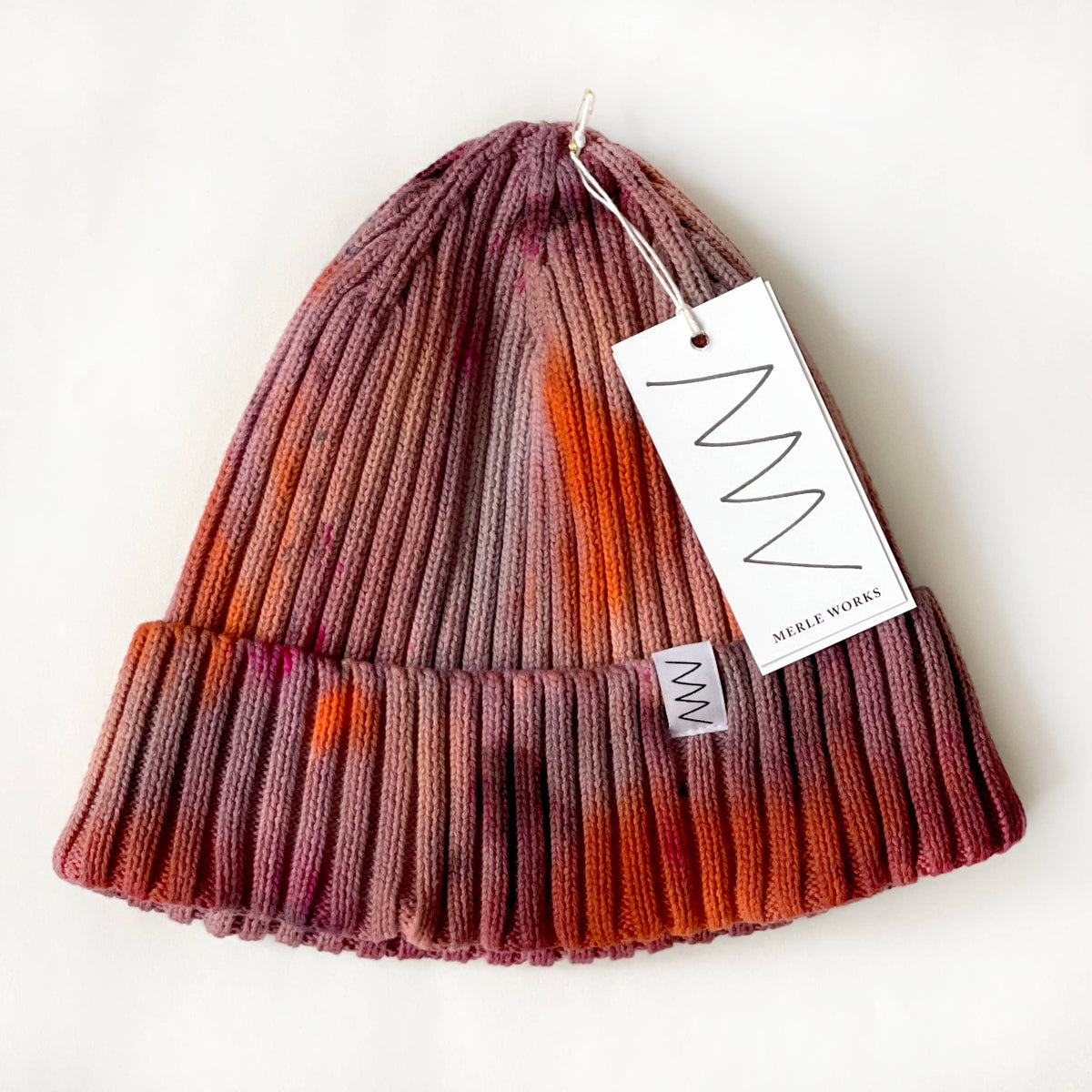 Merle Works - Brunette Hand-dyed Beanie Hat