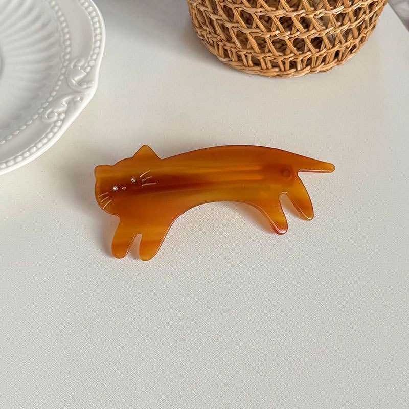 Playful Cat Hair Clips
