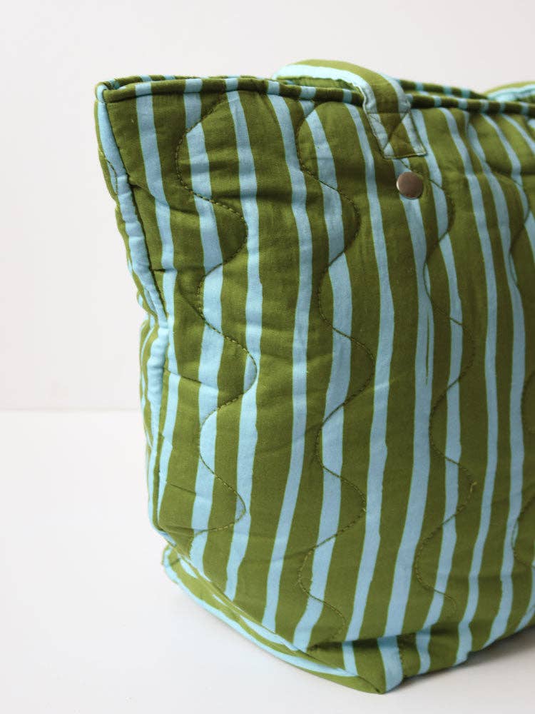 Strokes Quilted Bag - Mosey Me