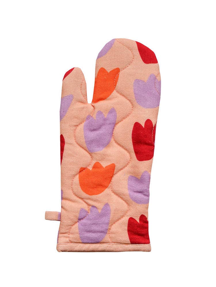 Tulip Fields Oven Mitt - Mosey Me