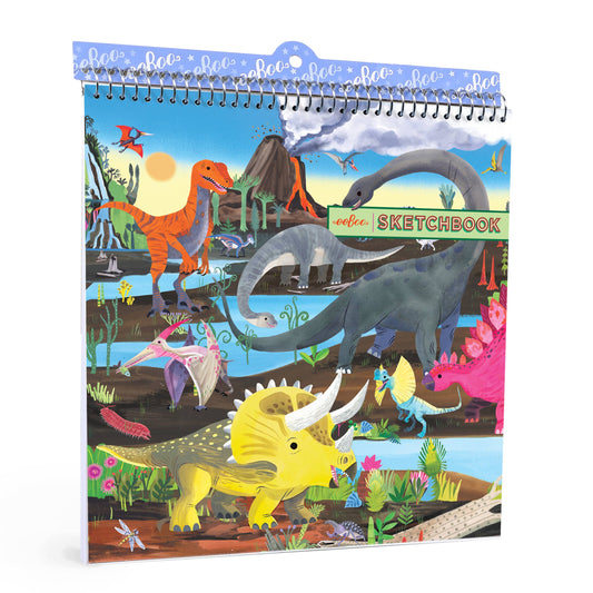 eeBoo - Dinosaur Square Sketchbook