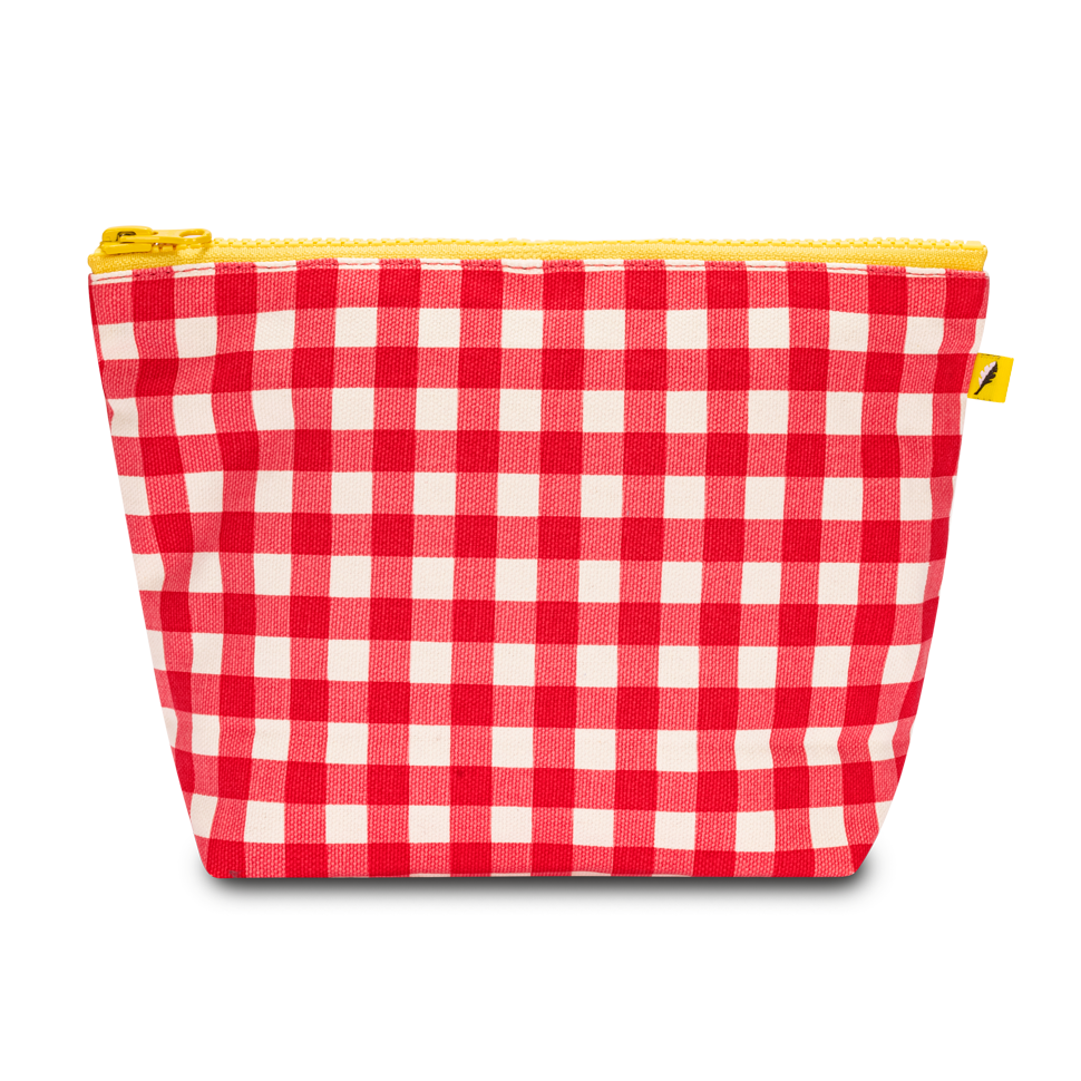 Fluf - Mid Zip - Gingham Red