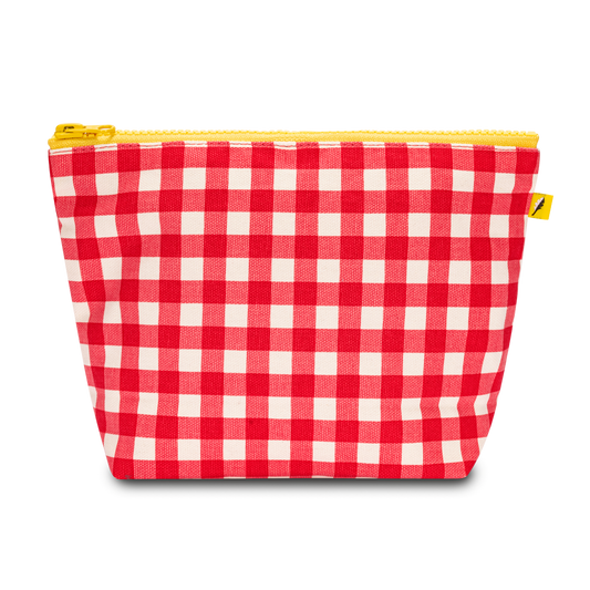 Fluf - Mid Zip - Gingham Red