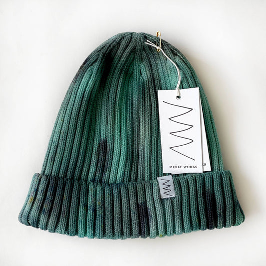 Merle Works - Evergreen Hand-dyed Beanie Hat