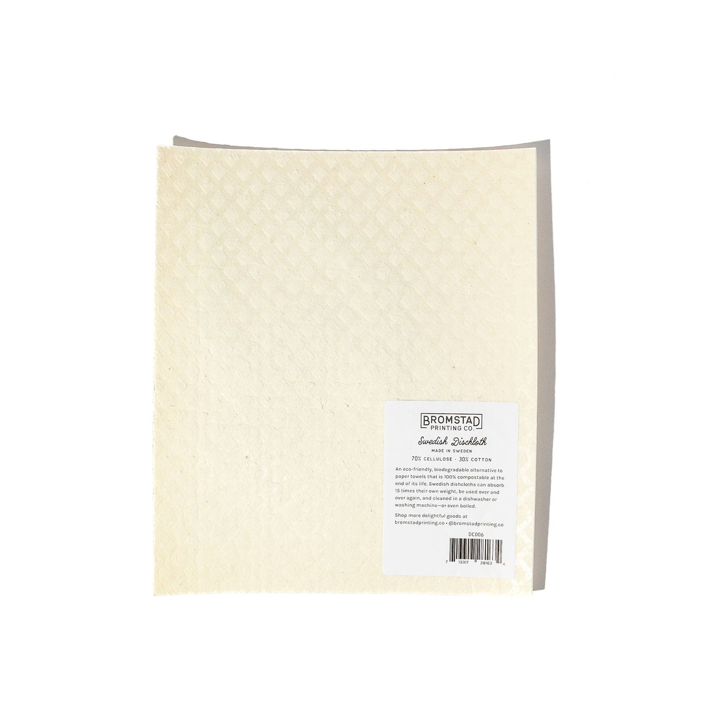Bromstad Printing Co. - Frog - Swedish Dishcloth