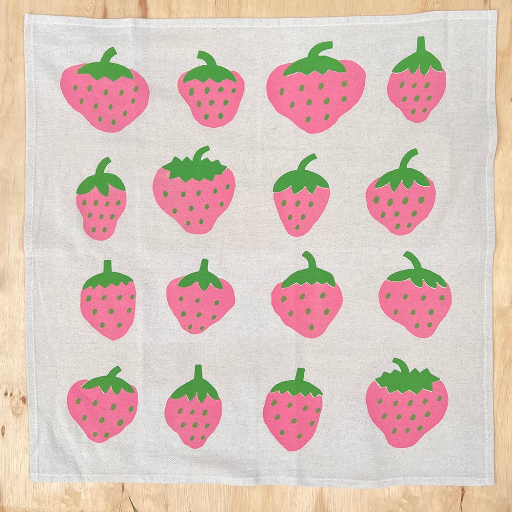 Nice life - Strawberry Tea Towel