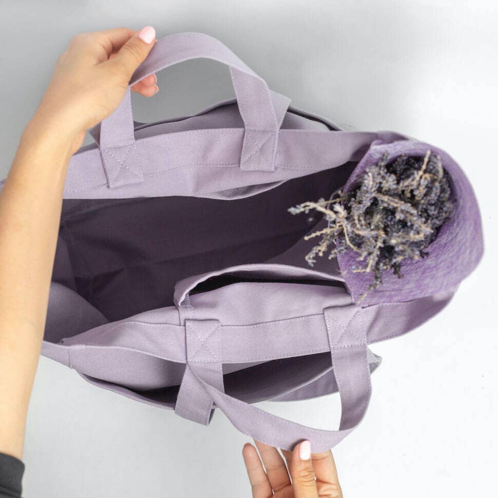 Box Tote Lavender