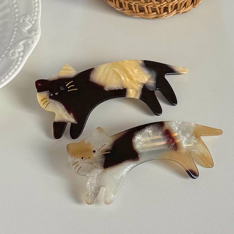 Playful Cat Hair Clips