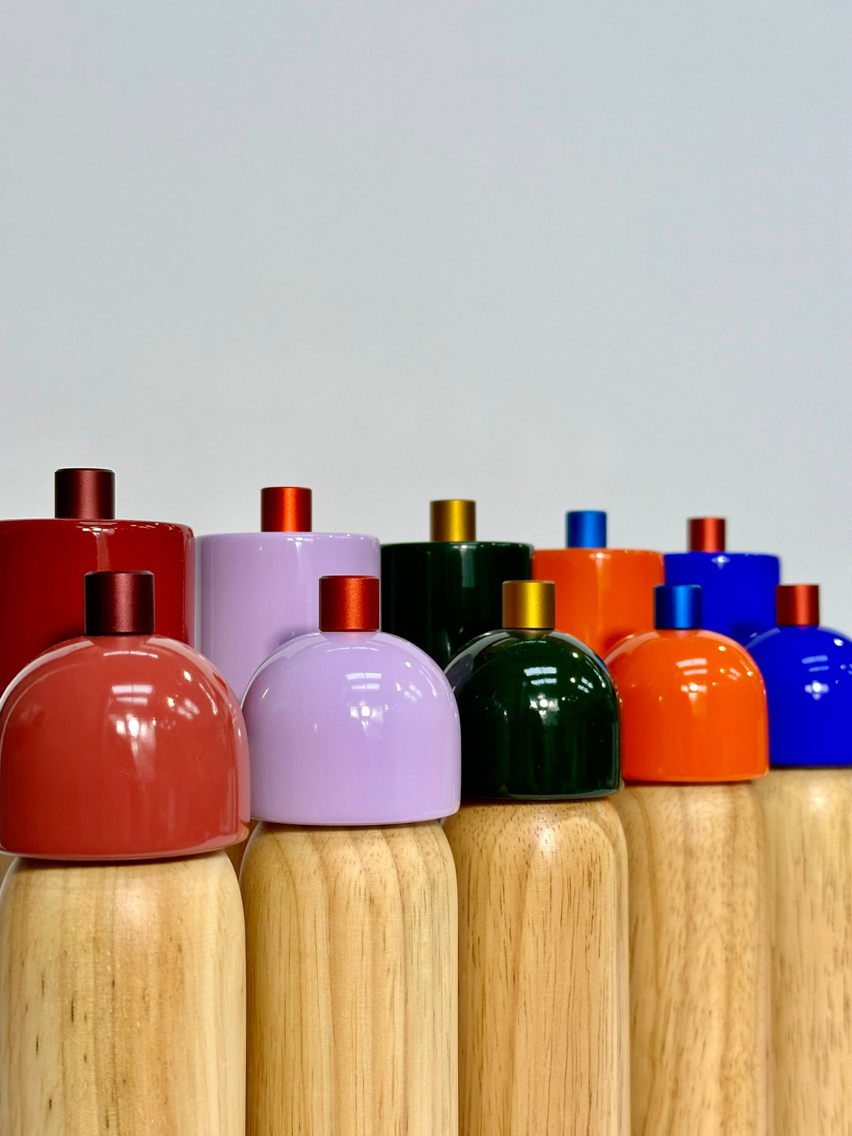 MÆGEN - Salt & Pepper Grinder - Orange & Blue