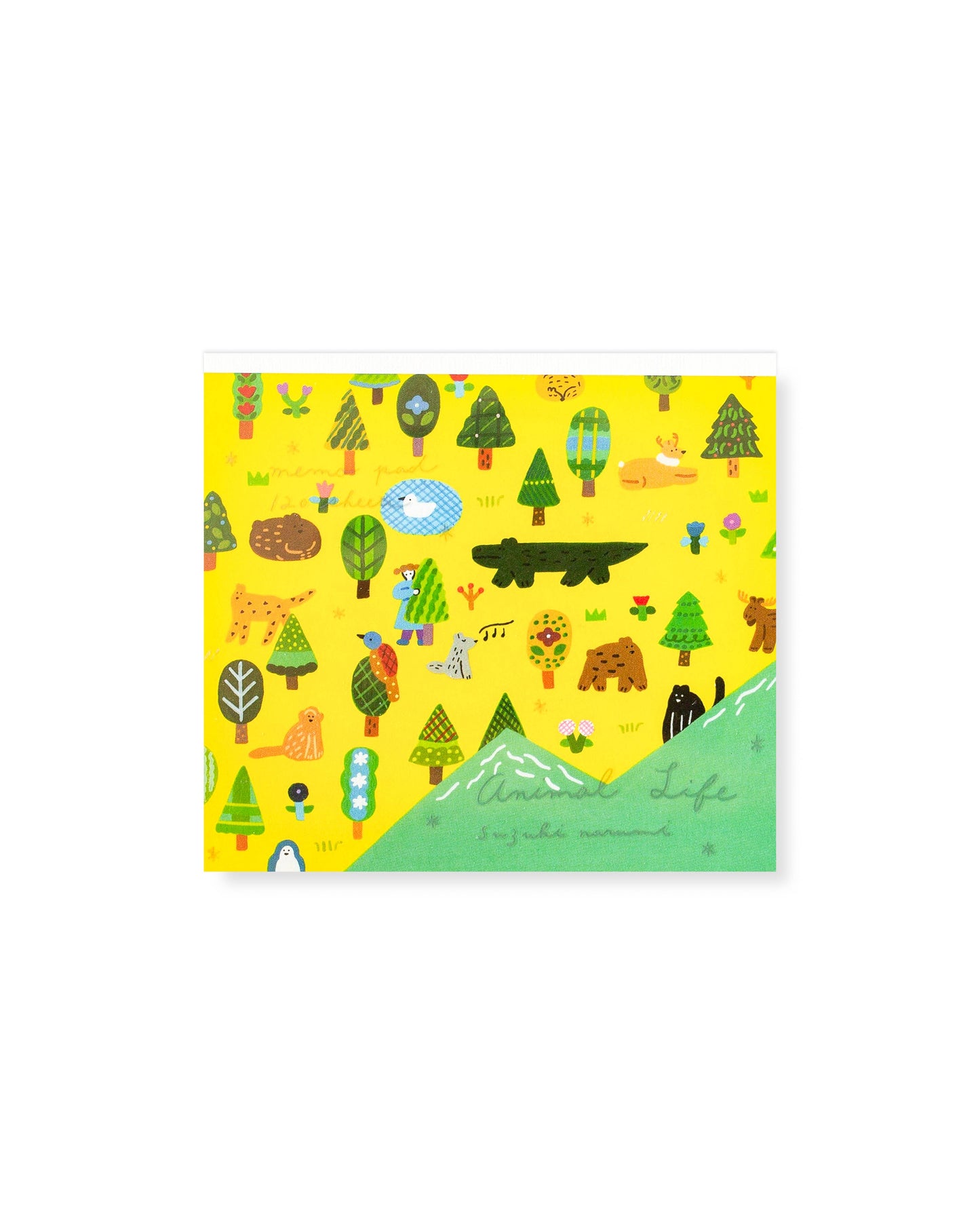 Her Winter Flowers - Block Memo - Animal Life