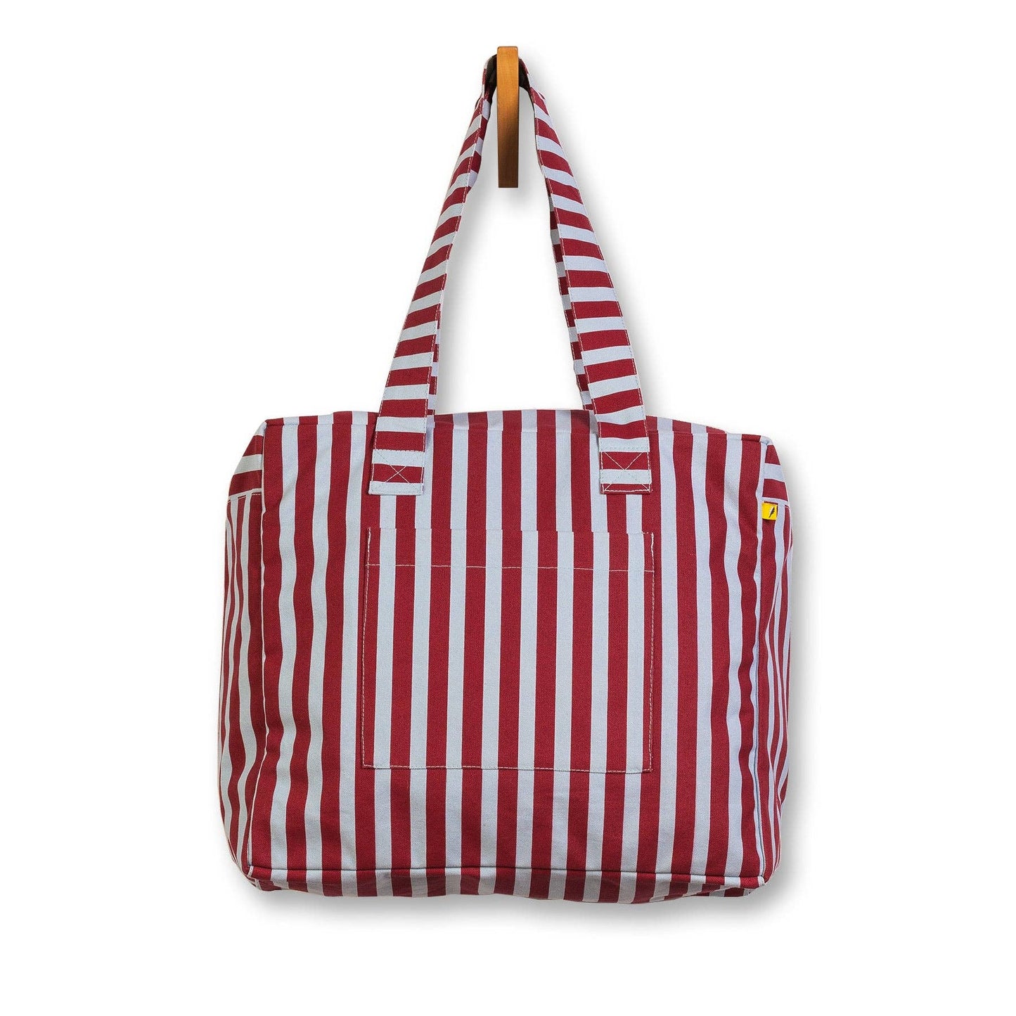 Fluf - Daytrip Tote - Awning Stripe Chili Pepper