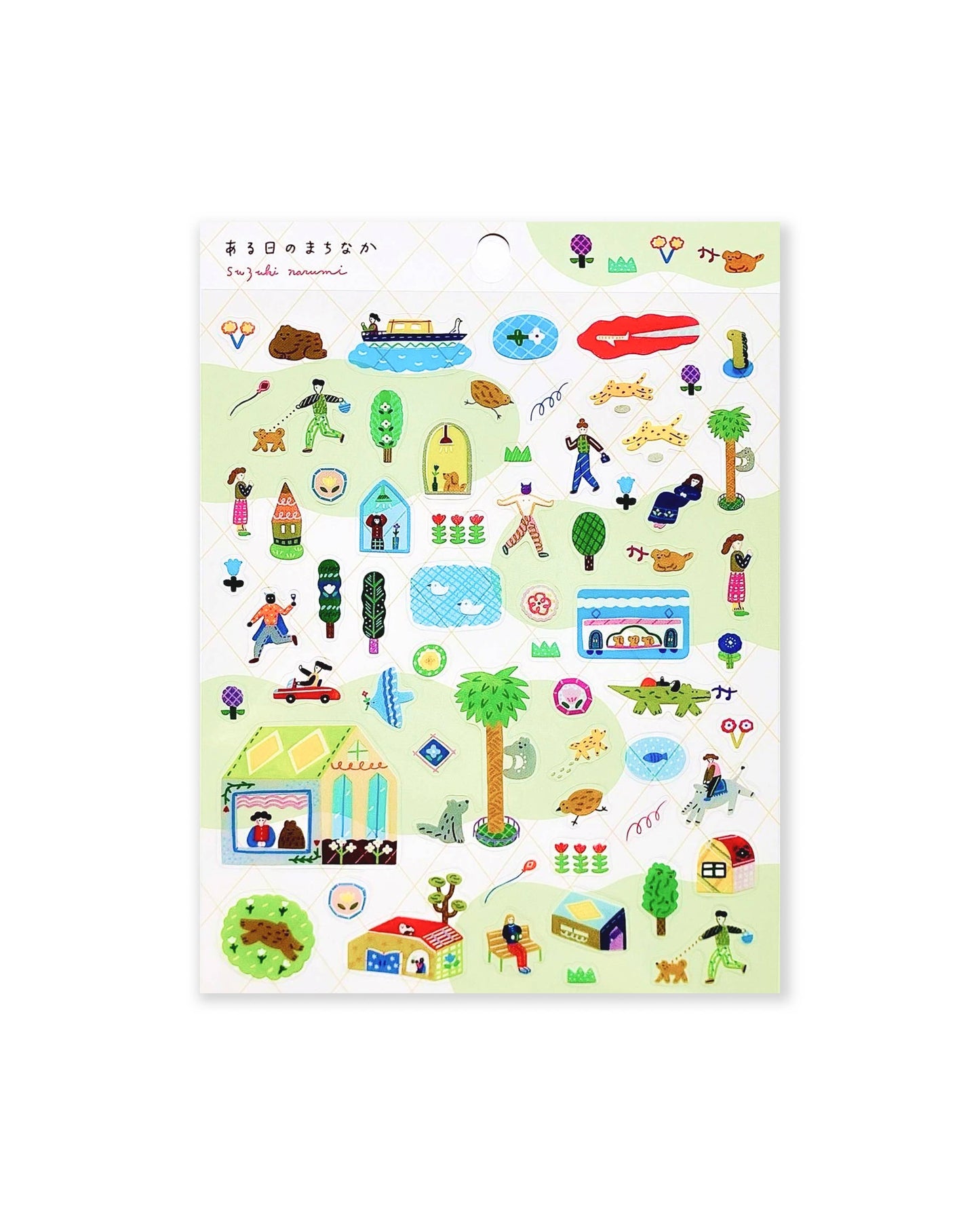 Her Winter Flowers - Clear Sticker Sheet - A Day in the City