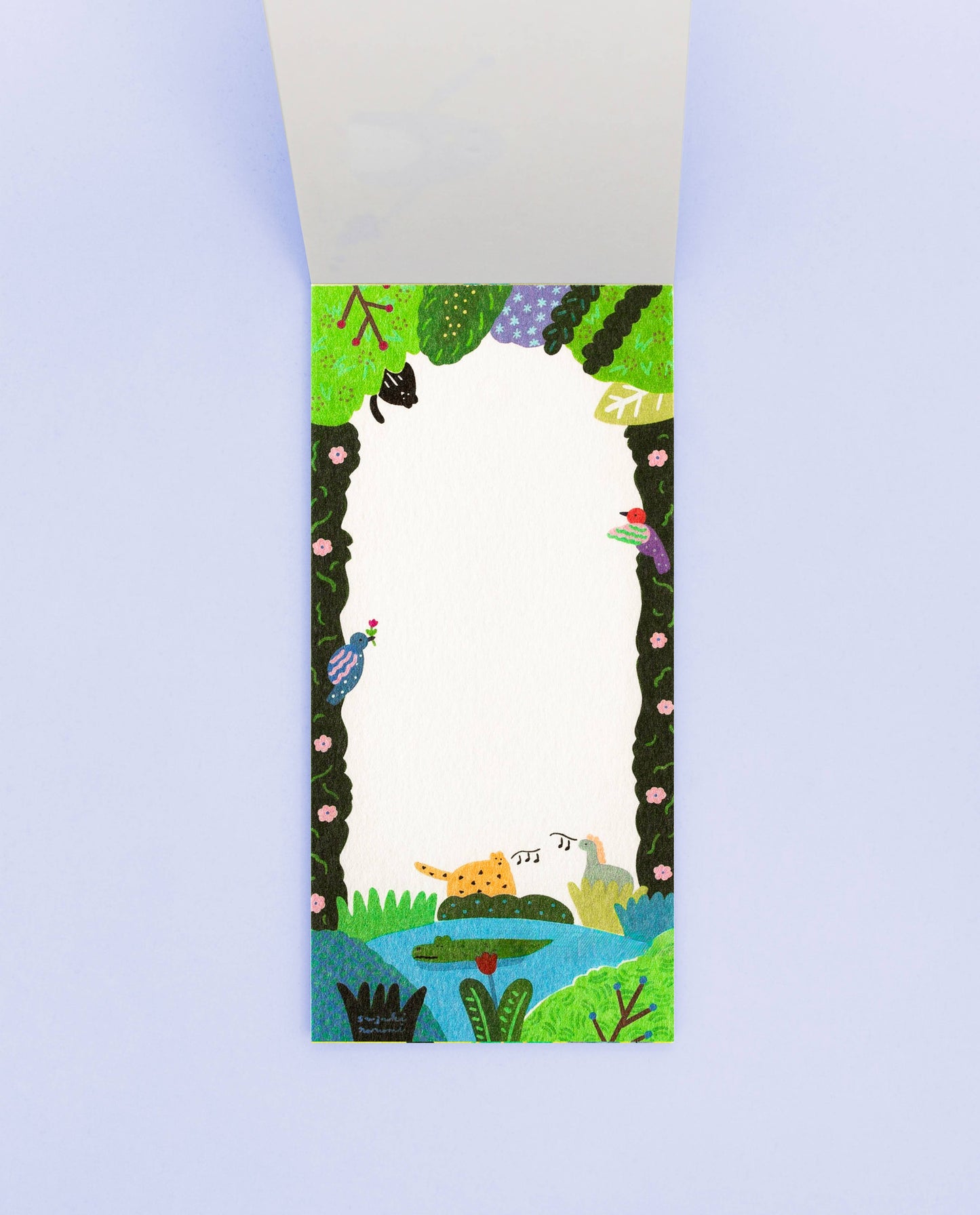 Her Winter Flowers - Writing Pad - Animal Life