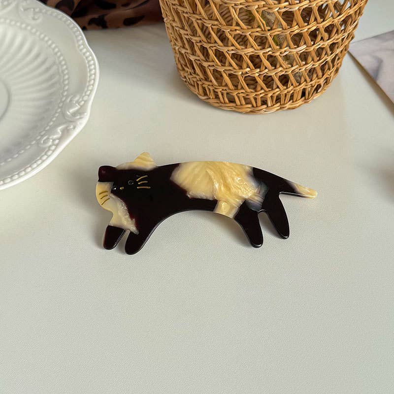 Playful Cat Hair Clips
