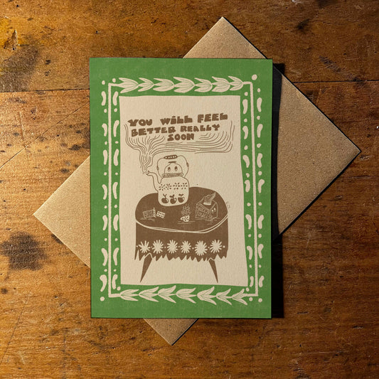 'Feel Better Soon' Greeting Card