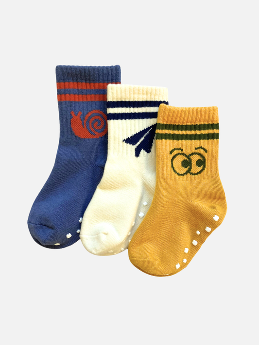 RIBBED GRIP SOCK