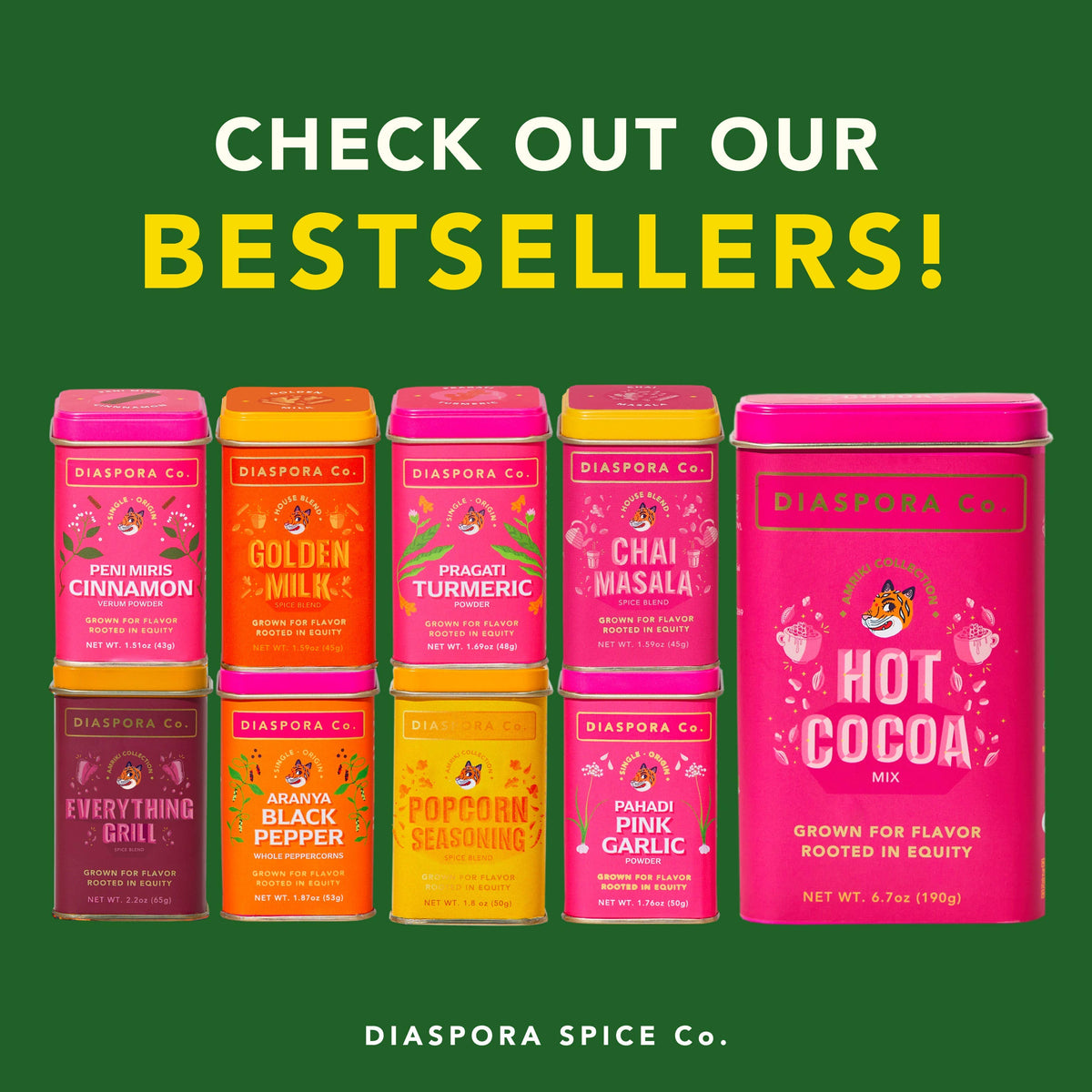 Diaspora Spice Co. - Golden Milk (Spice Blend) - For Turmeric Lattes & Baking