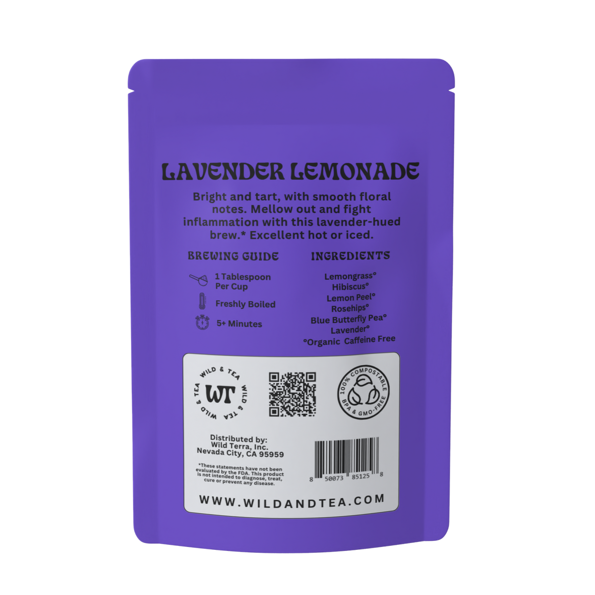 Wild & Tea - Lavender Lemonade Herbal Tea