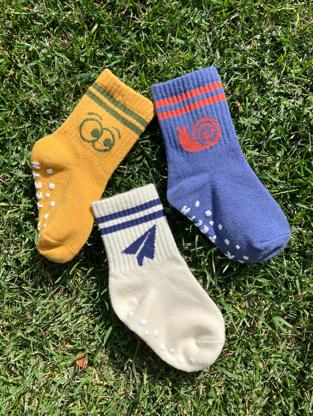 RIBBED GRIP SOCK