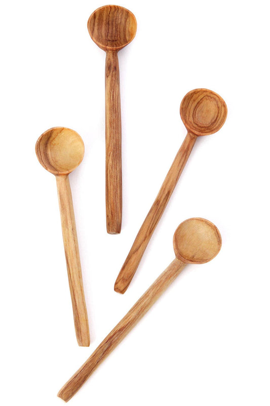 Olive Wood Sugar Spoons