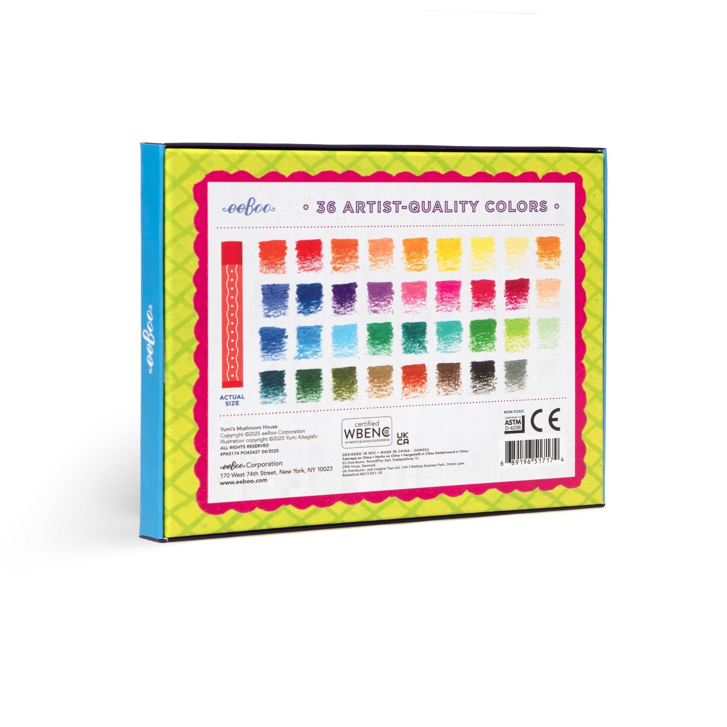 eeBoo - 36 Oil Pastels