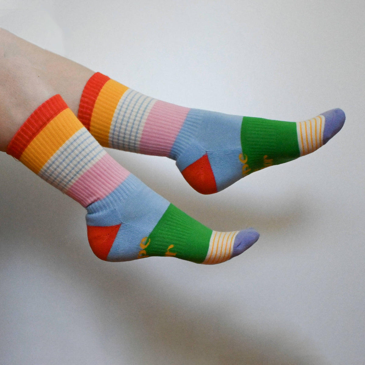 Shape & Color - The Sunset Crew Sock