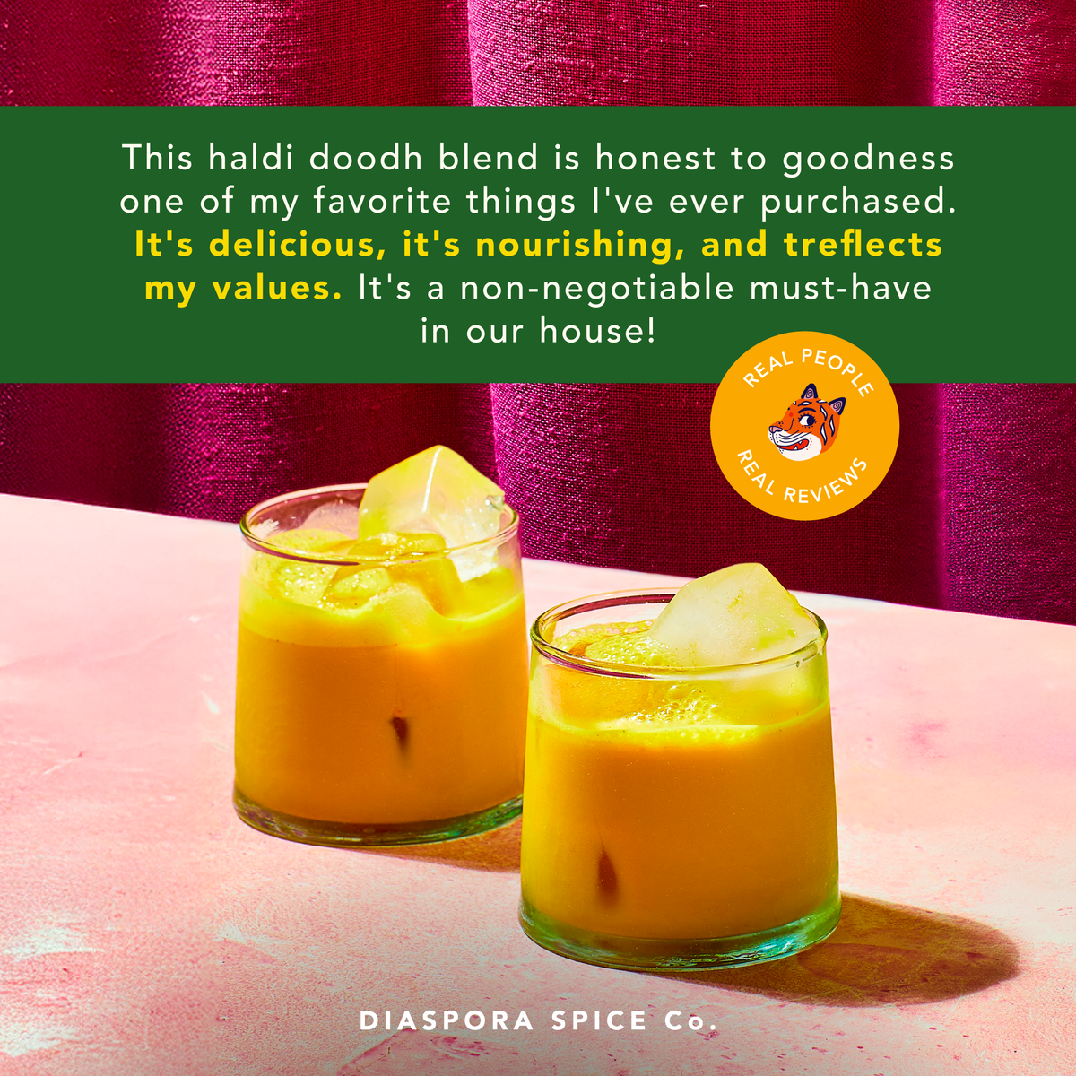 Diaspora Spice Co. - Golden Milk (Spice Blend) - For Turmeric Lattes & Baking