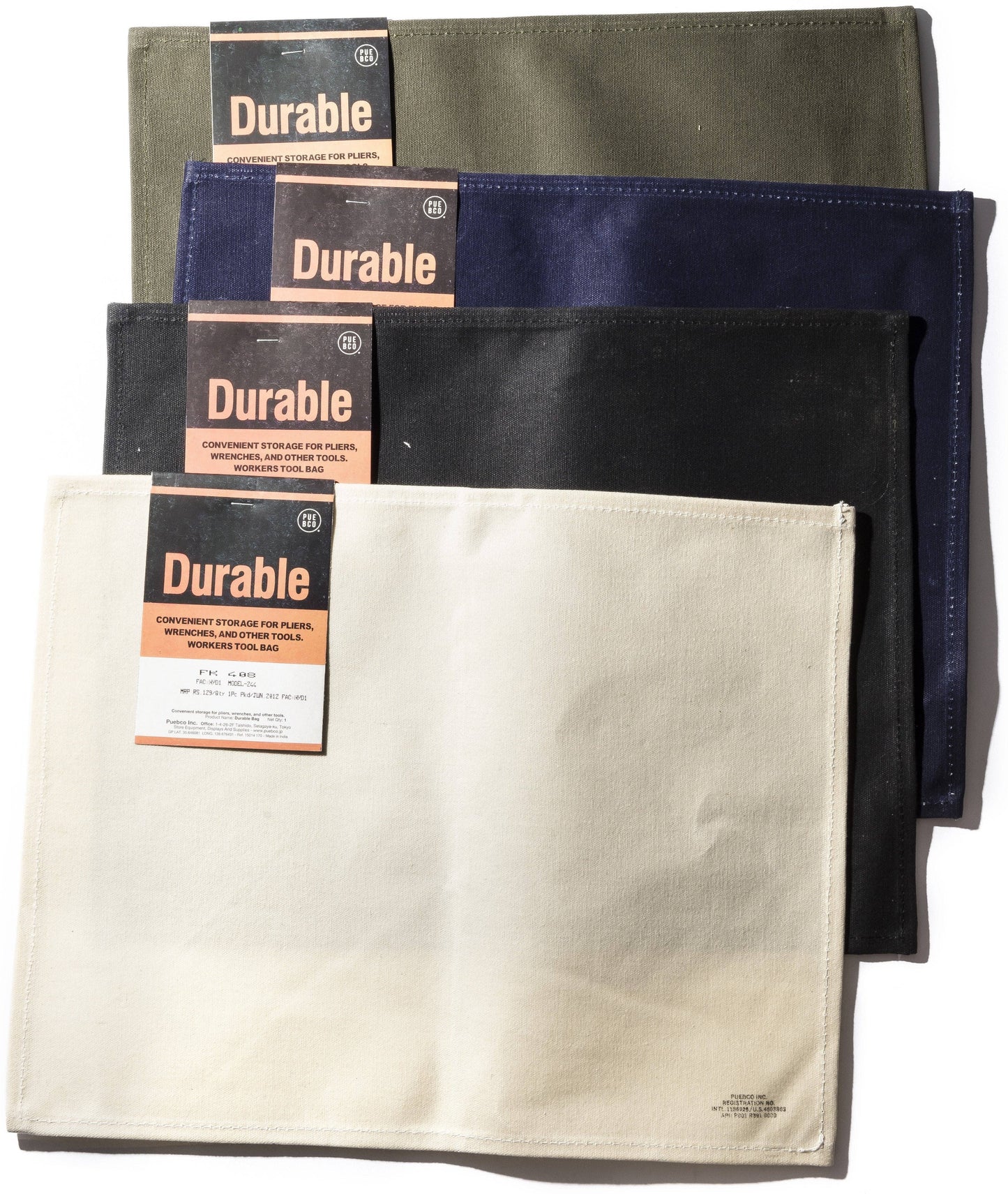 WAXED COTTON PLACEMAT - NAVY BLUE