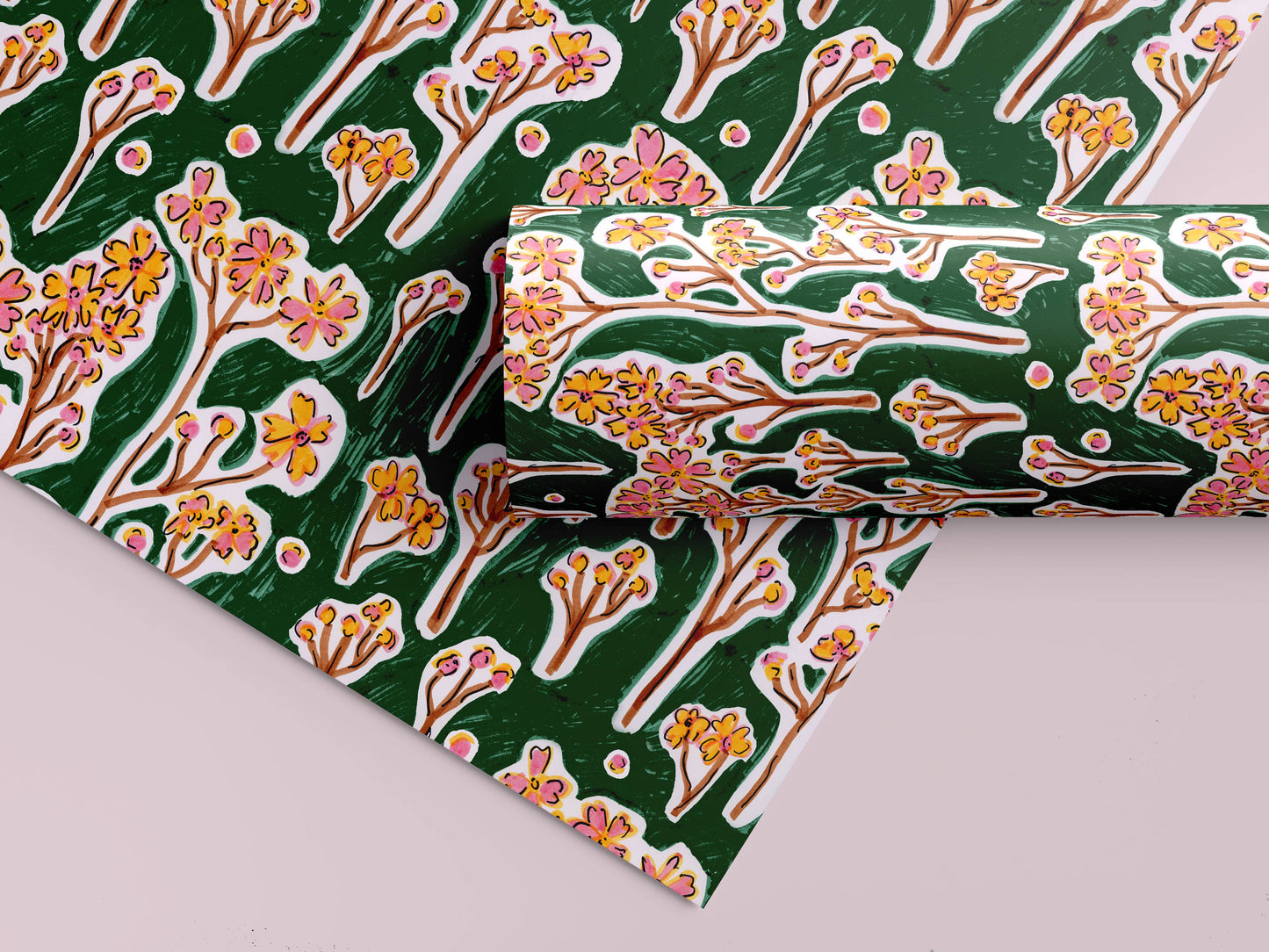 ‘Kew Flowers’ Single Sheet Wrapping Paper