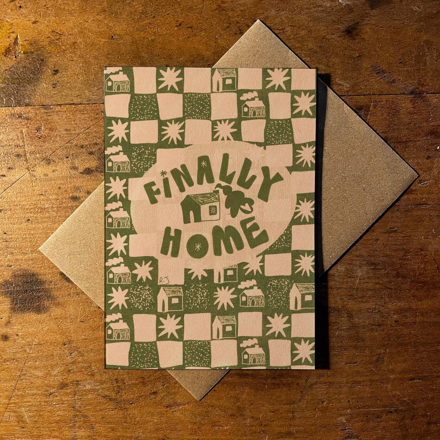 ‘Finally Home’ Greeting Card