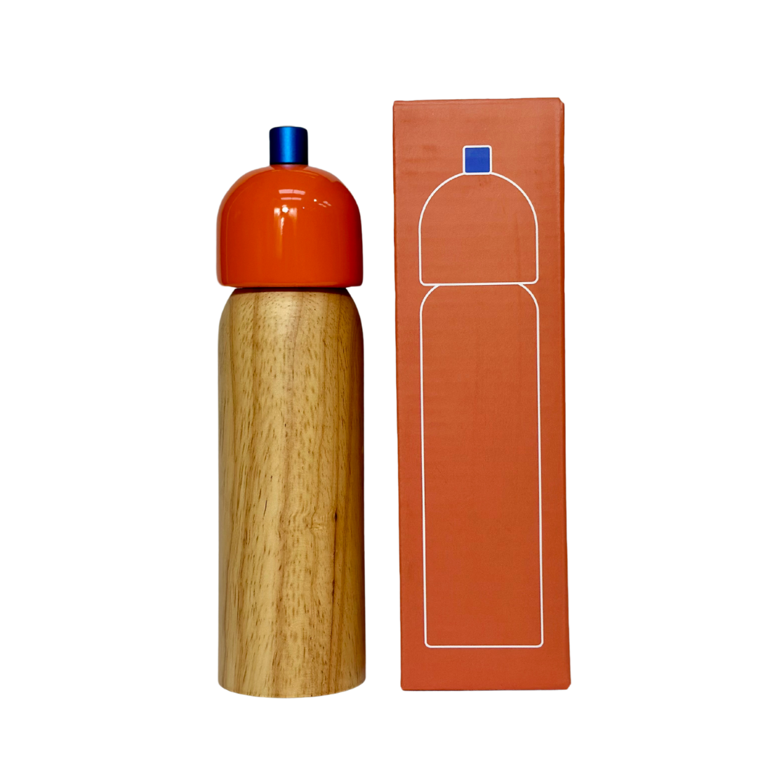MÆGEN - Salt & Pepper Grinder - Orange & Blue
