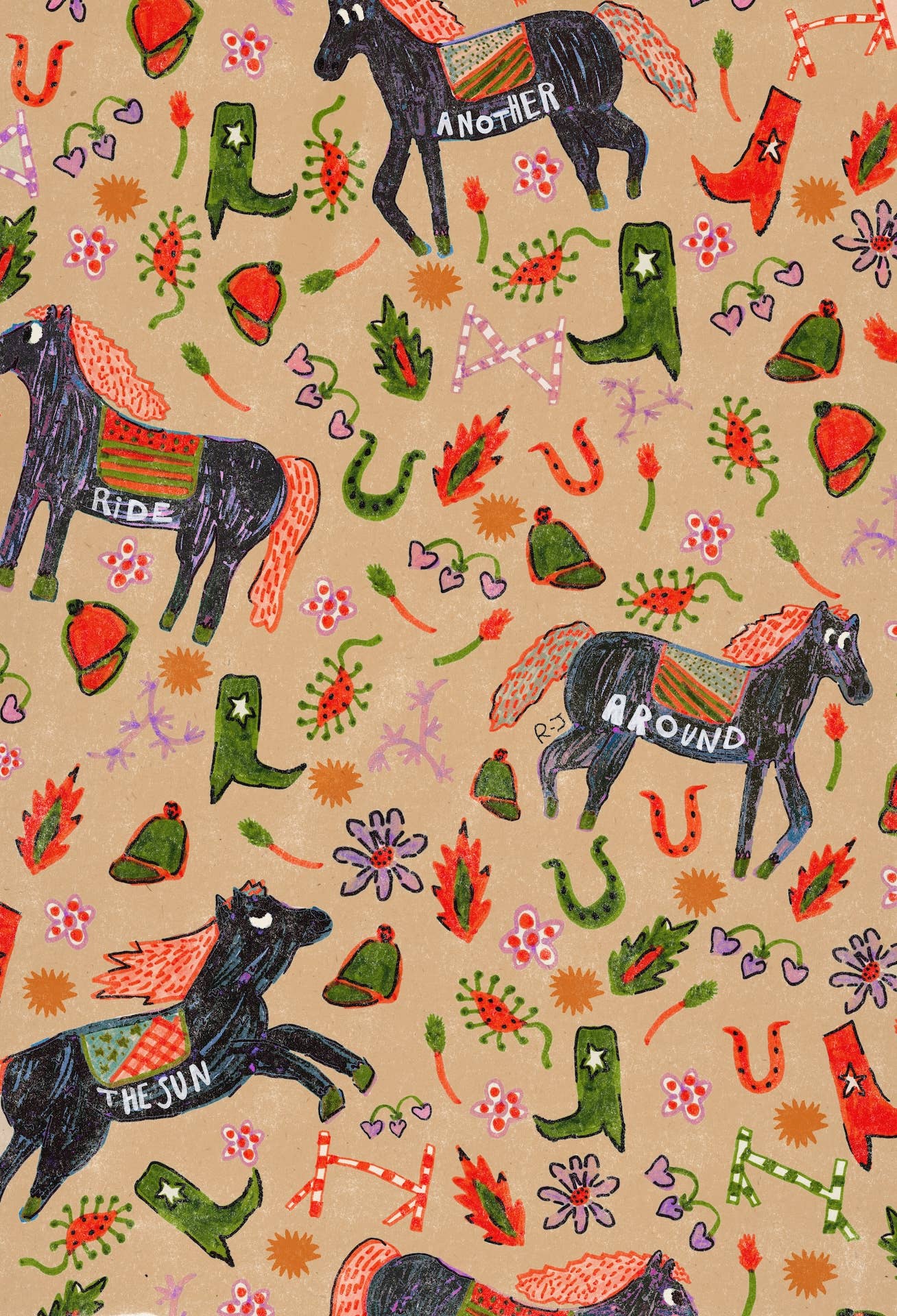 ‘Another Year Round The Sun’ Greeting Card