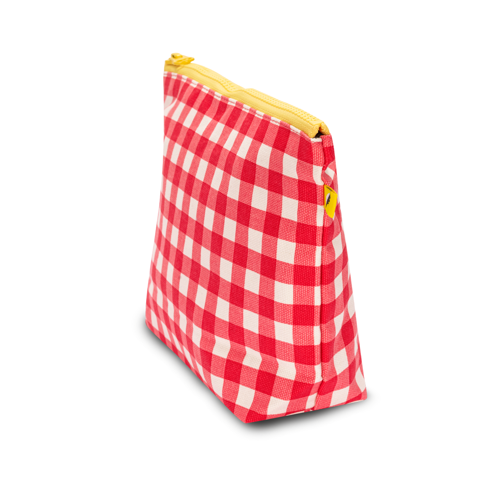 Fluf - Mid Zip - Gingham Red
