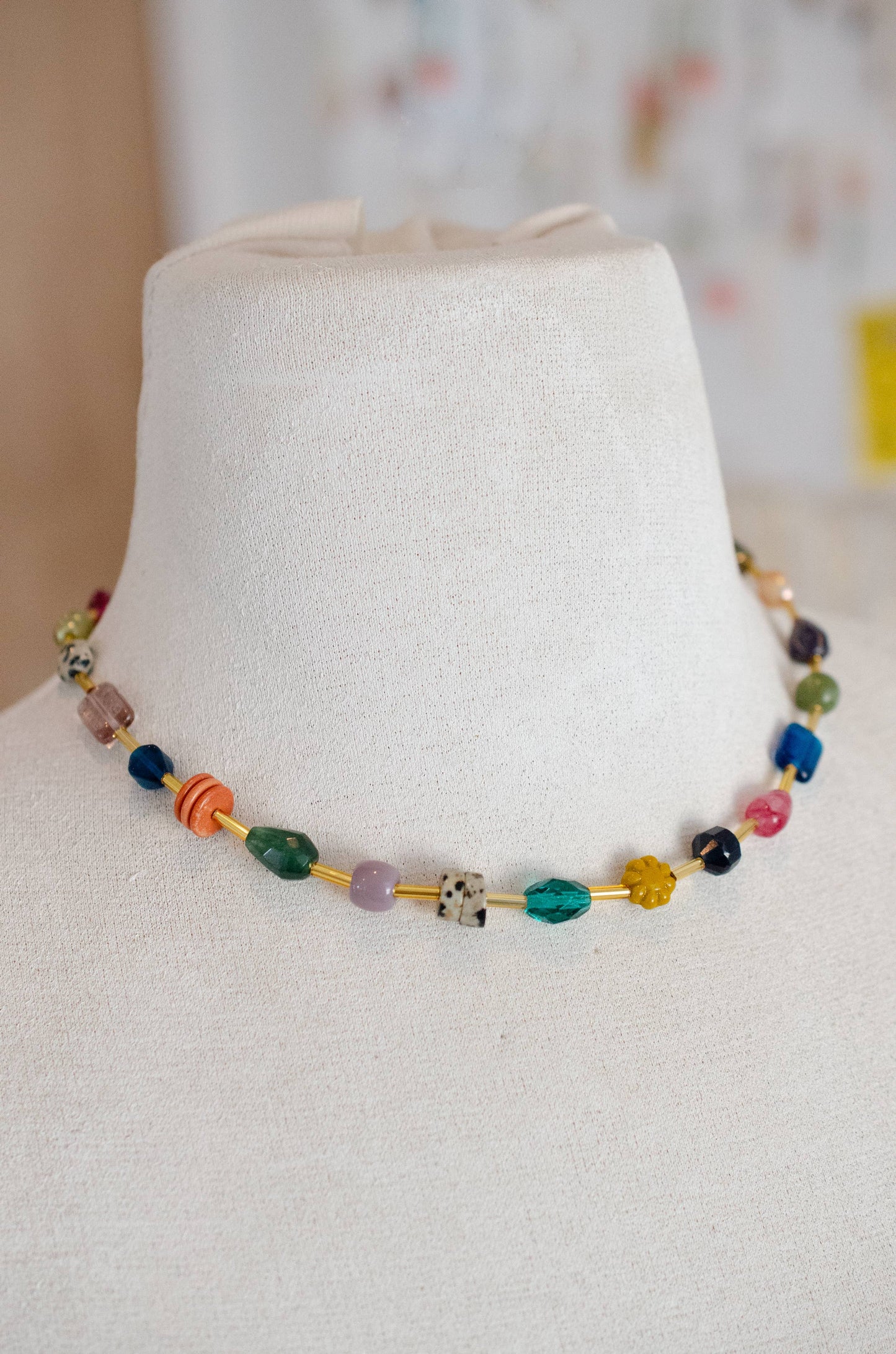 Jill Makes - Jewel Tone Beaded Necklace