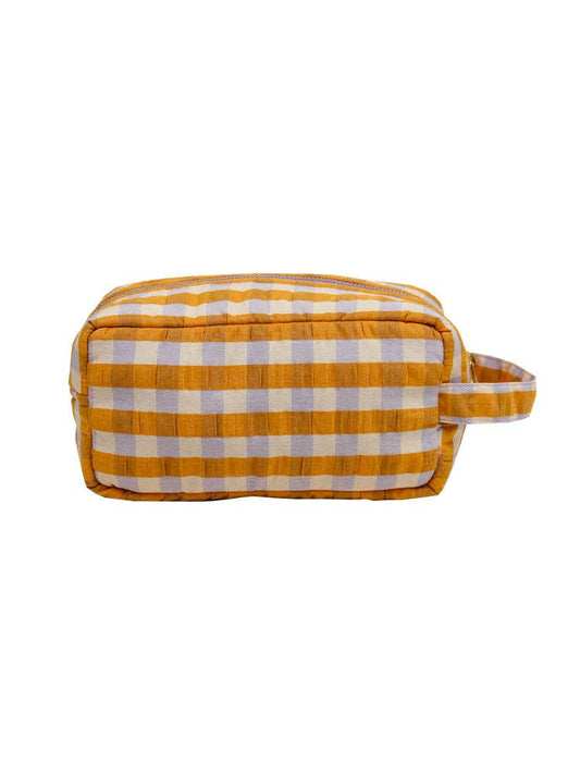 Mango Seersucker Dopp Kit - Mosey Me